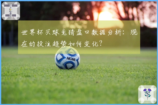 世界杯买球竞猜盘口数据分析：现在的投注趋势如何变化？