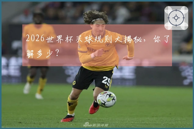2026世界杯买球规则大揭秘，你了解多少？